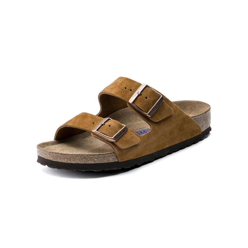 Birkenstock Arizona natikač semiš mink mehak vložek regular 1009526