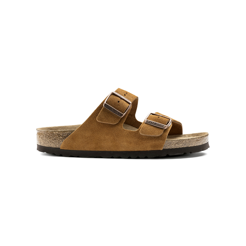 Birkenstock Arizona natikač semiš mink mehak vložek regular 1009526