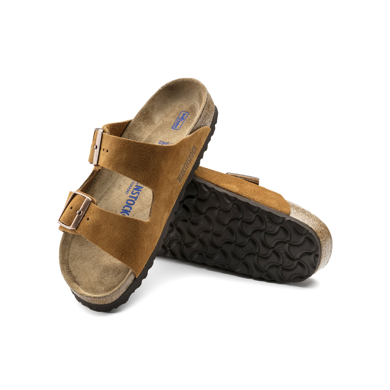 Birkenstock Arizona natikač semiš mink mehak vložek regular 1009526