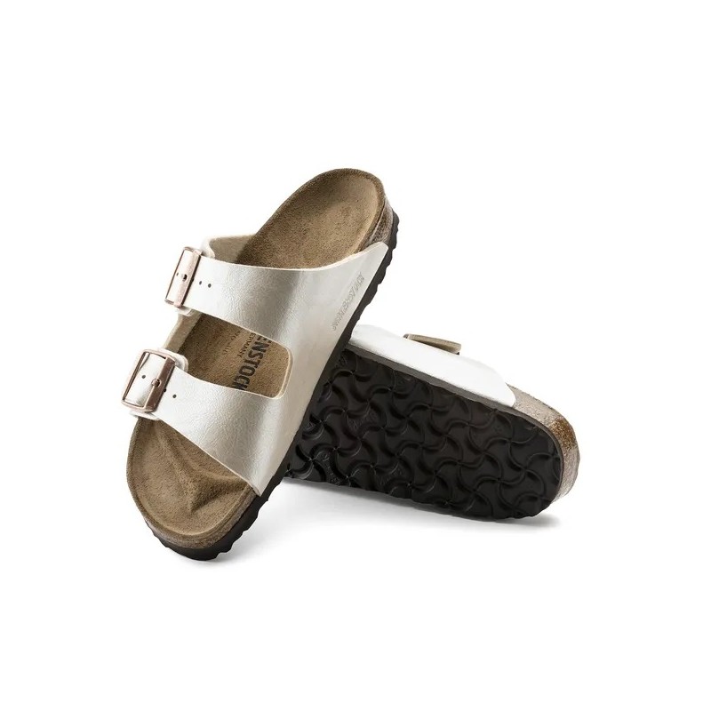 Birkenstock Arizona Graceful pearl white Regular Fit 1009920