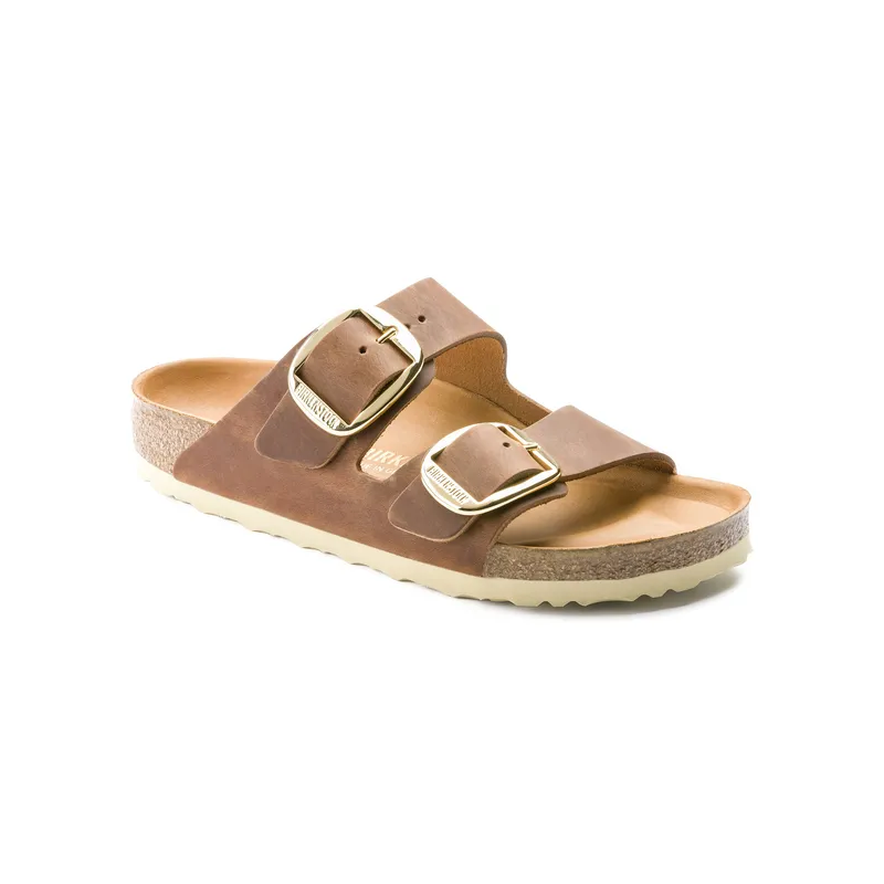 Birkenstock Arizona Big Buckle oljeno usnje konjak regular 1011072