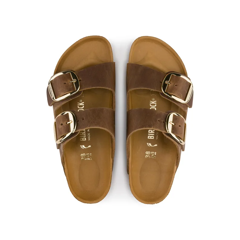 Birkenstock Arizona Big Buckle oljeno usnje konjak regular 1011072