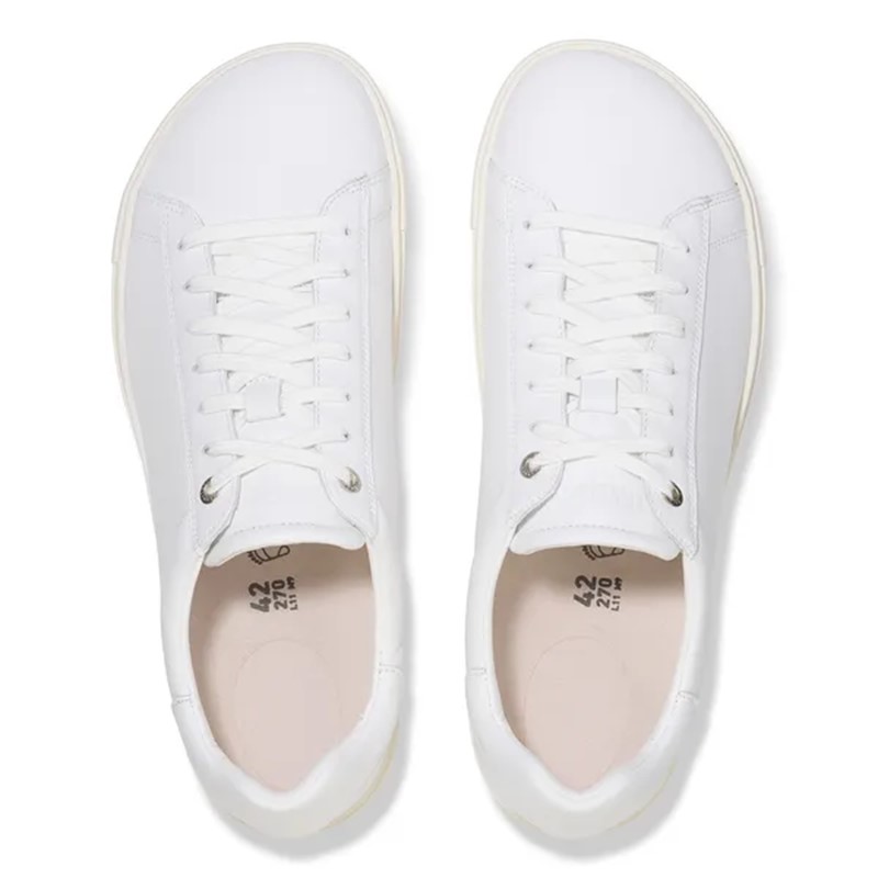 Birkenstock čevlji Bend Low gladko usnje white regular kopito 1017723