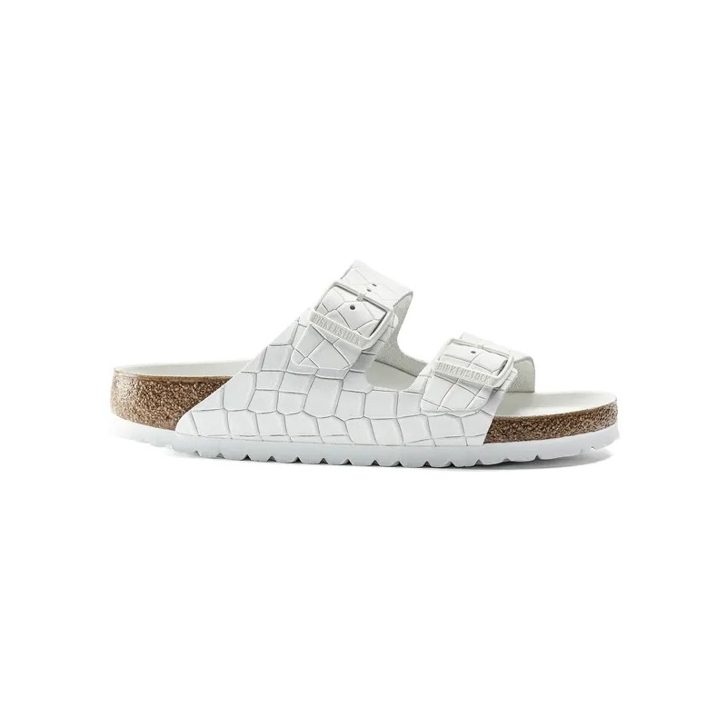 Birkenstock Arizona BS white croco stamp regular 1019228