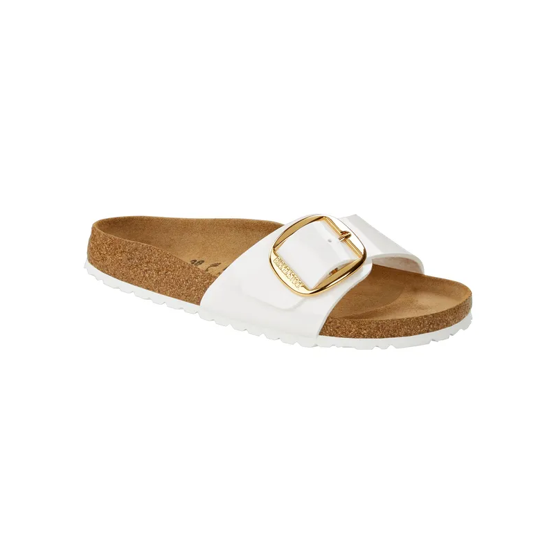 Birkenstock Madrid Birkoflor filc BB beli lakasti ozko kopito 1019814
