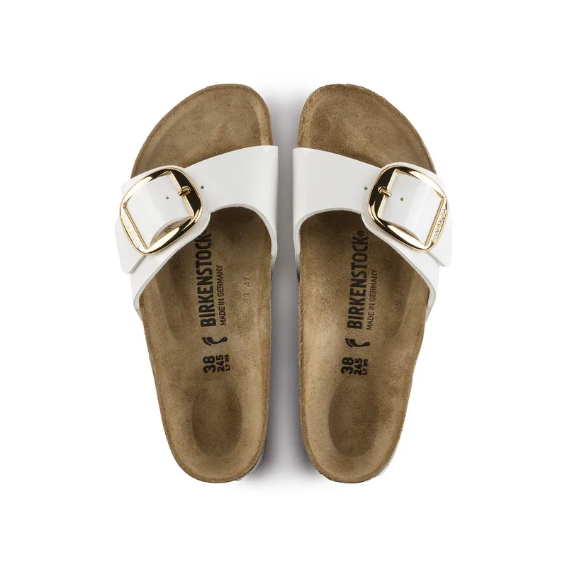 Birkenstock Madrid Birkoflor filc BB beli lakasti ozko kopito 1019814