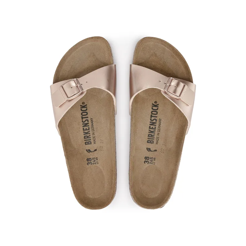 Birkenstock Madrid birkoflor filc bakrene barve ozko kopito 1023927