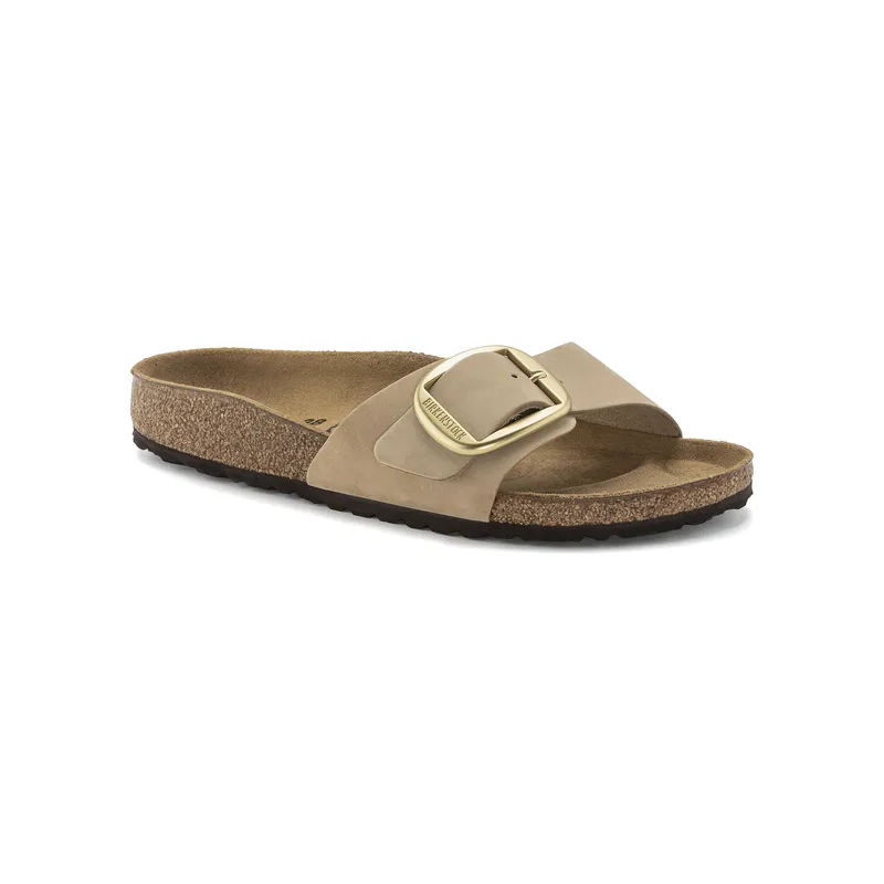  Birkenstock Madrid BB brušeno usnje bež barve ozko kopito 1024009
