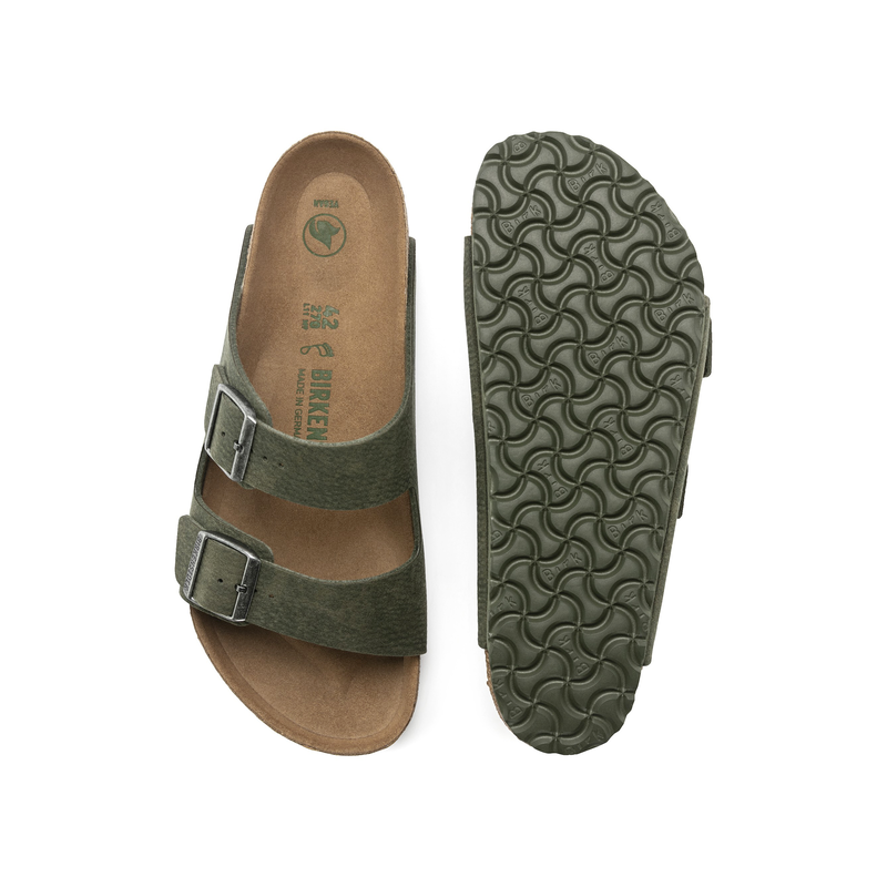 Birkenstock Arizona Vegan desert dust thyme moški natikač regular 1024550