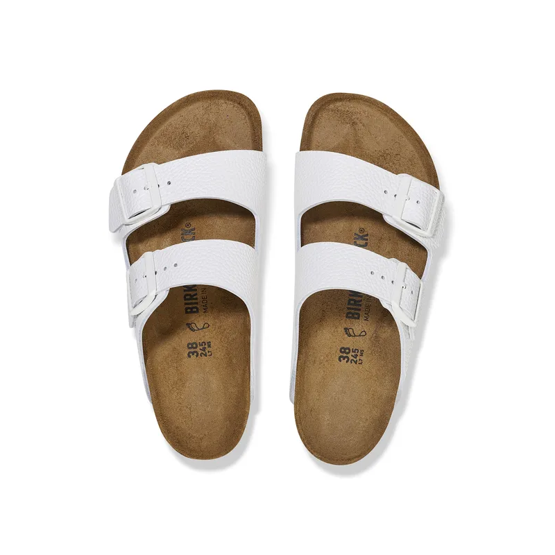 Birkenstock Arizona usnjeni bele barve regular 1025048