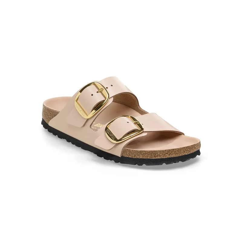 Birkenstock Arizona Big Buckle  high shine bež regular 1026478