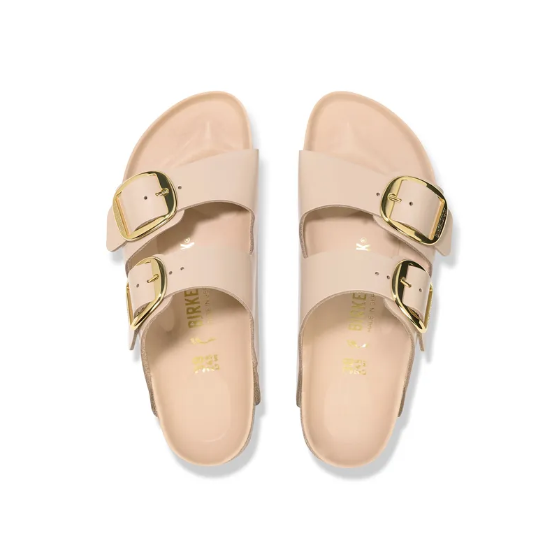 Birkenstock Arizona Big Buckle  high shine bež regular 1026478