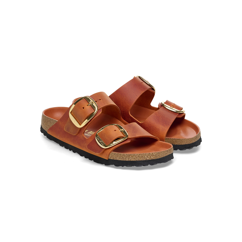 Birkenstock Arizona Big Buckle oljeno usnje burnt orange regular 1026609