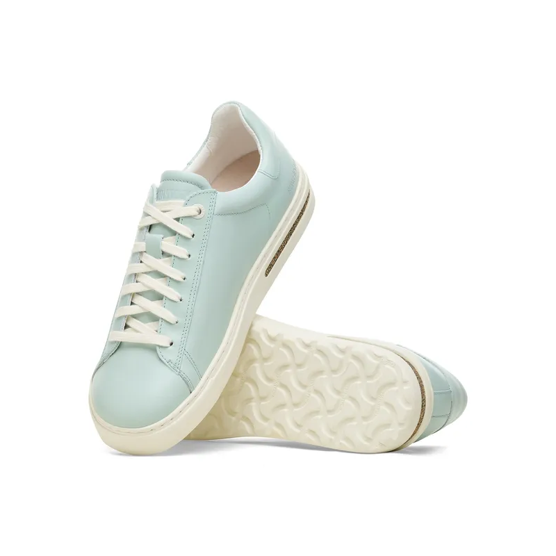 Birkenstock čevlji Bend Low gladko usnje Surf Green 1027292