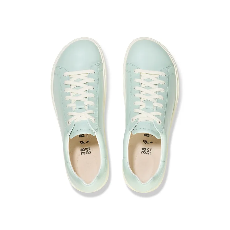 Birkenstock čevlji Bend Low gladko usnje Surf Green 1027292