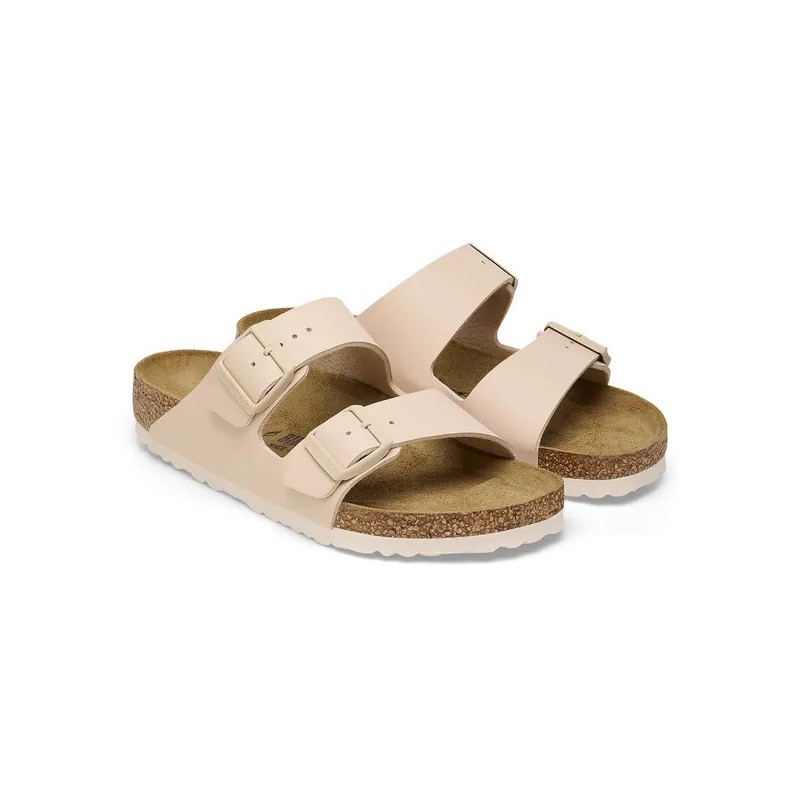 Birkenstock Arizona ženski natikač Birkoflor filc v novi bež barvi regular 1027721
