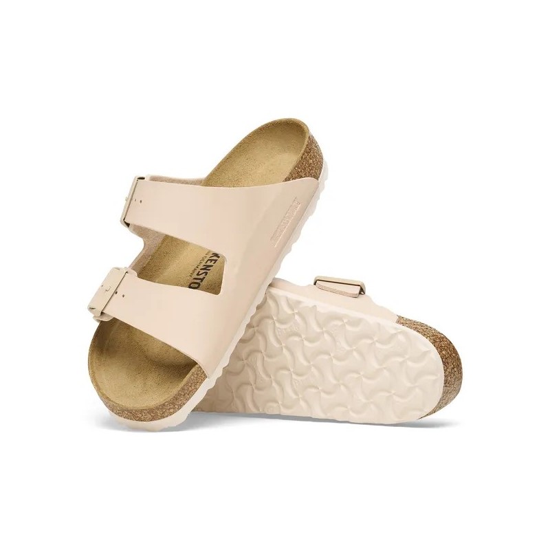 Birkenstock Arizona ženski natikač Birkoflor filc v novi bež barvi regular 1027721