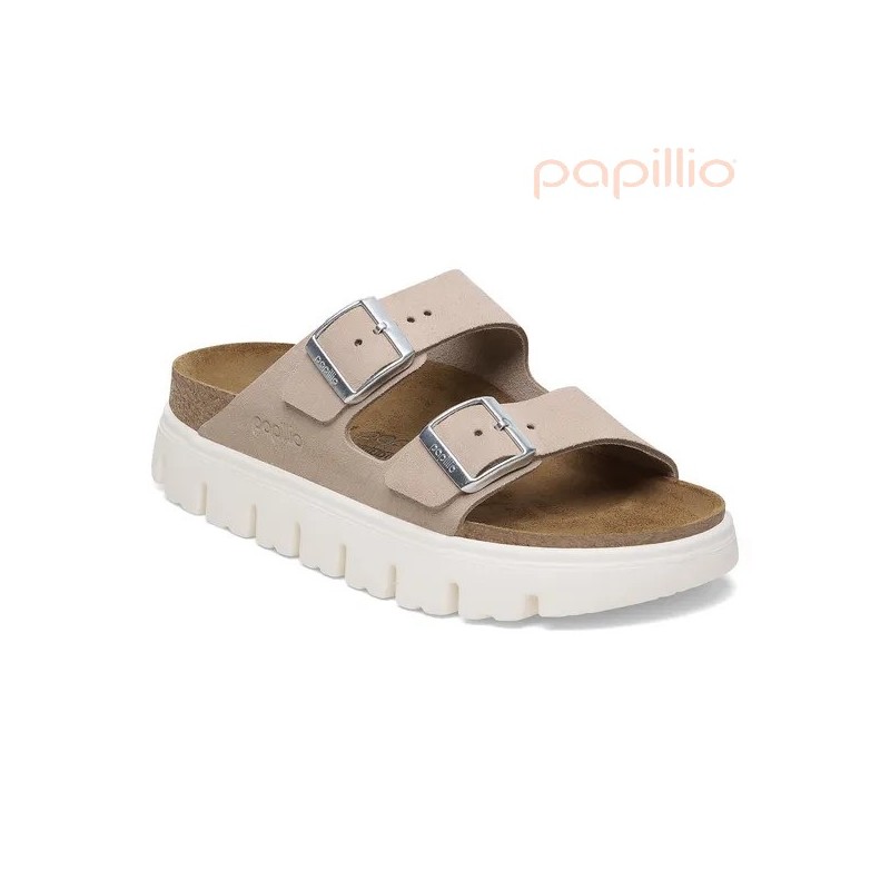 Birkenstock Papilio arizona v roza barvi ozko kopito 1029117