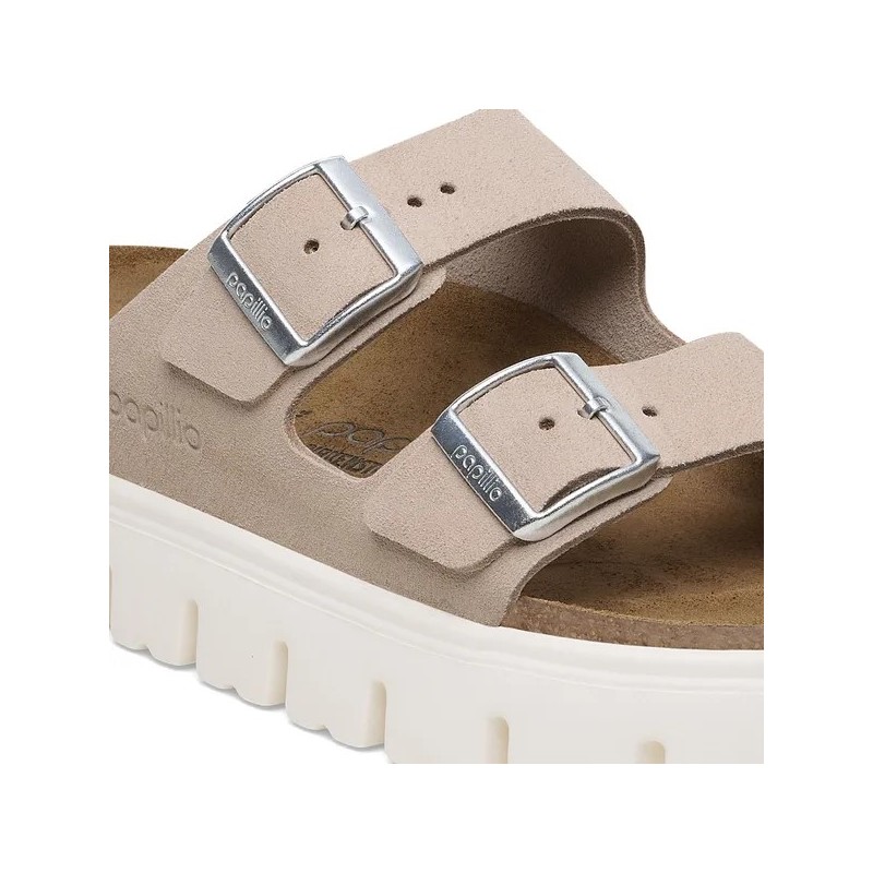 Birkenstock Papilio arizona v roza barvi ozko kopito 1029117