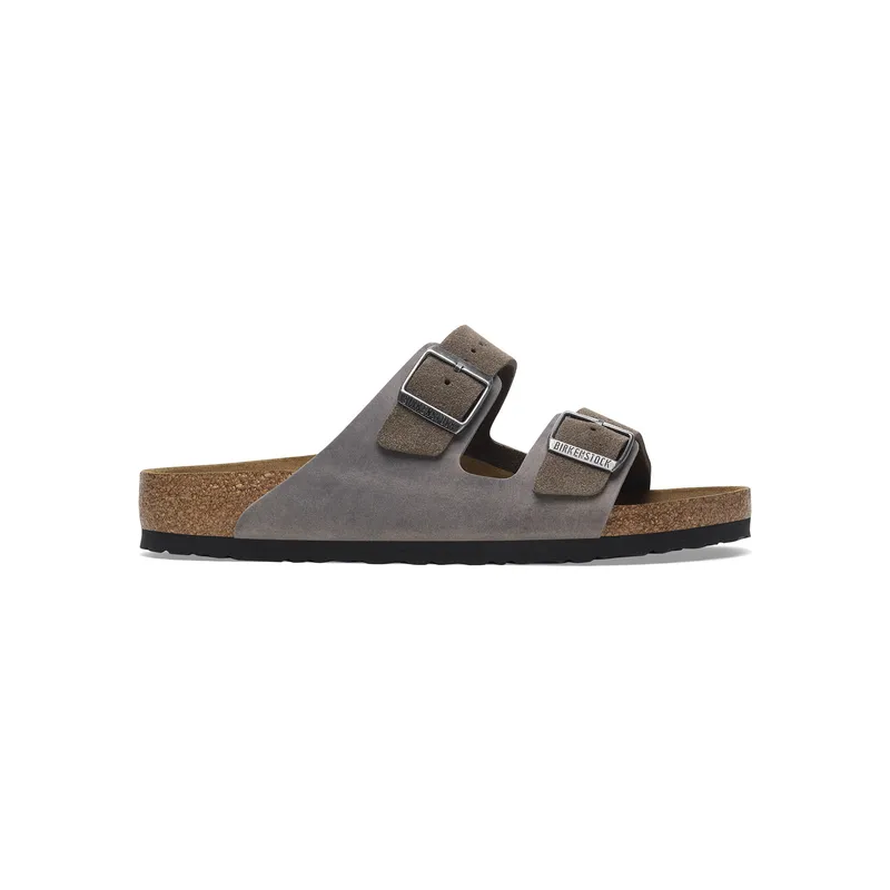 Birkenstock Arizona natikač regular oljeno usnju v kombinaciji z semiš usnjem 1029159