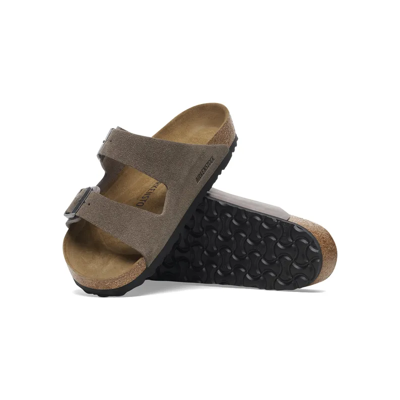 Birkenstock Arizona natikač regular oljeno usnju v kombinaciji z semiš usnjem 1029159