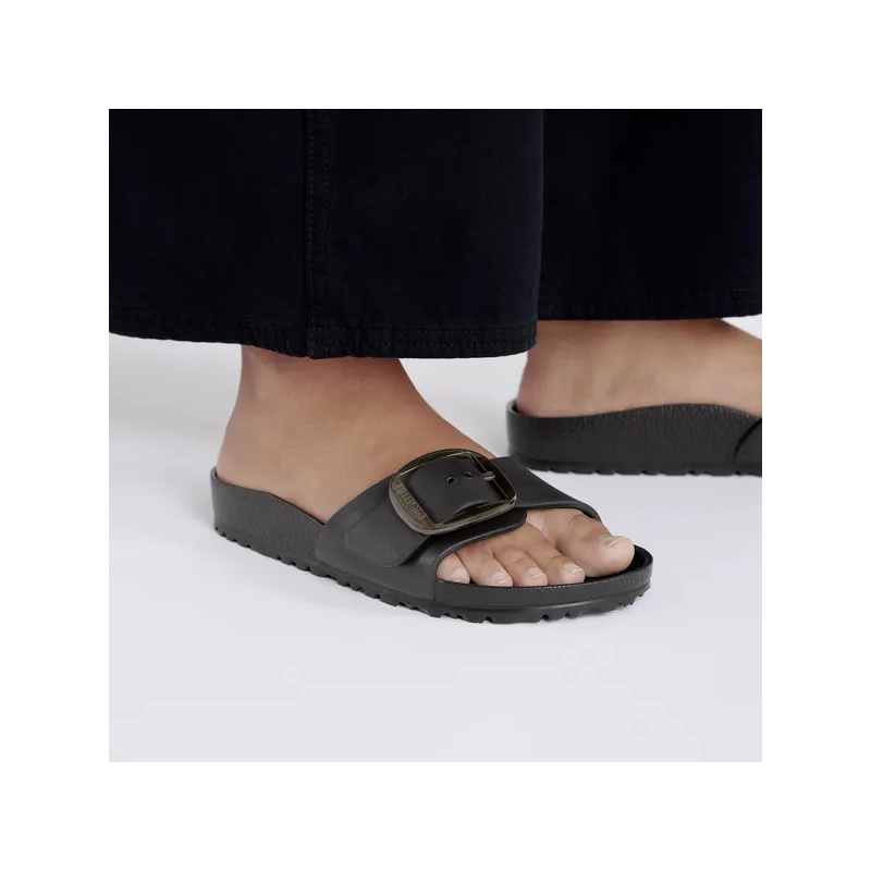 Birkenstock Madrid EVA BIG BUCKLE črni ozko kopito 1029635