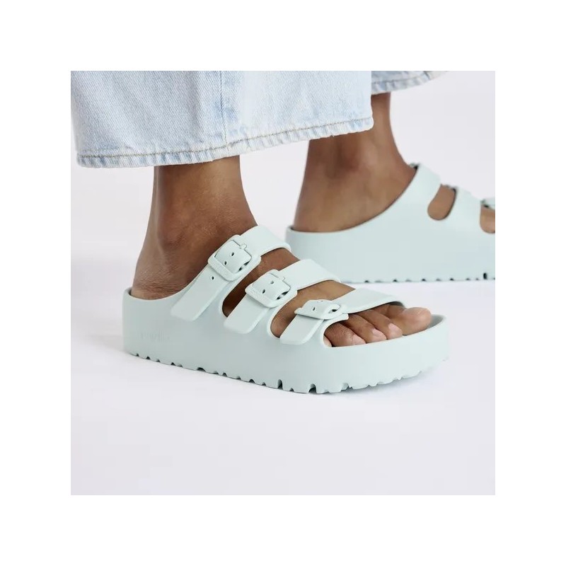 Birkenstock Papilio Florida EVA ozko kopito v svetlo zeleni barvi 1029736