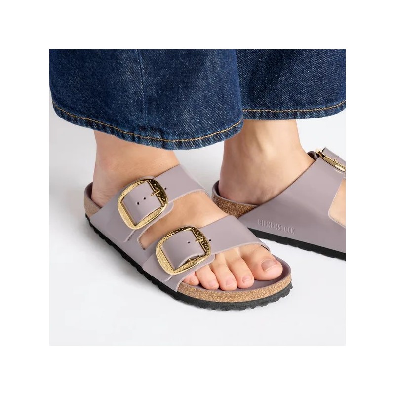 Birkenstock Arizona Big Buckle high shine faded purple ozko kopito 1029762