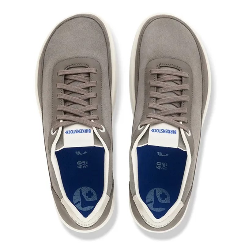 Birkenstock Honnef usnjeni bež čevlji v regular širini 1030126