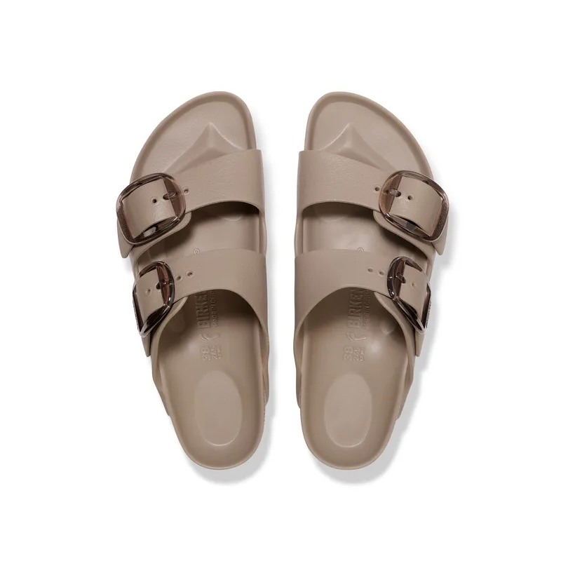 Birkenstock Arizona EVA big buckle ženski natikači Gray Taupe ozko kopito 1030389
