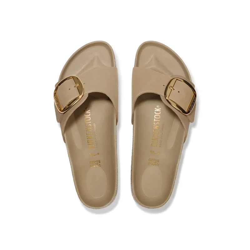 Birkenstock Madrid BB oljeno usnje tabacco rjave barve ozko kopito 1030467