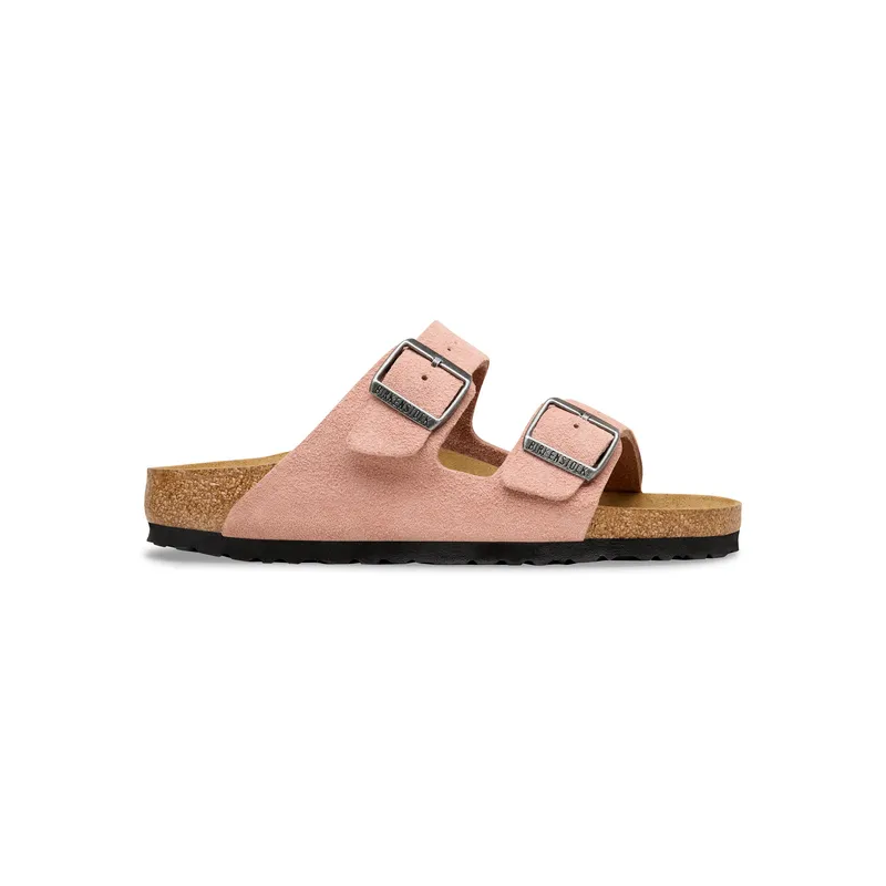 Birkenstock Arizona ženski natikač semiš roza regular kopito 1031619