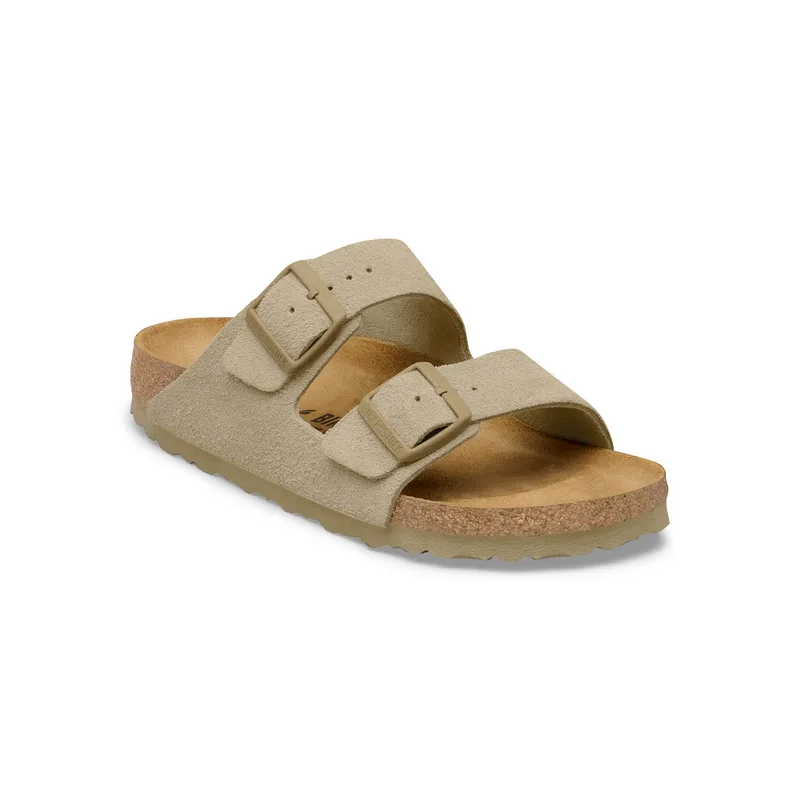 Birkenstock Arizona natikač semiš faded khaki regular 1031998
