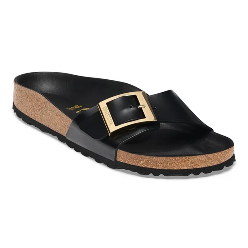 Birkenstock Madrid z dekorativno zaponko regular kopito v premium usnjeni izvedbi 1033031