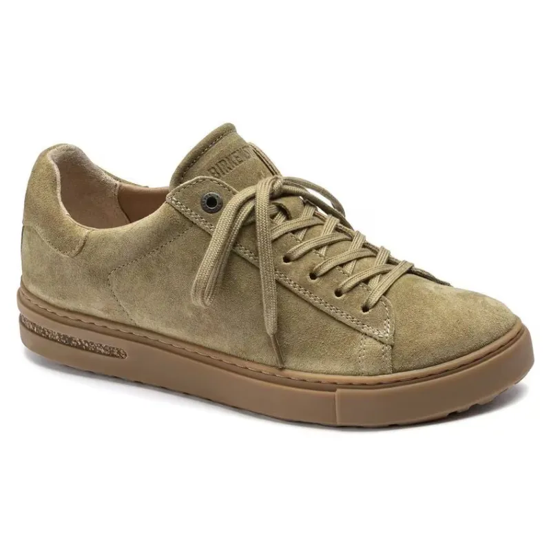 Birkenstock čevlji Bend low semiš usnje Faded Khaki 1017725