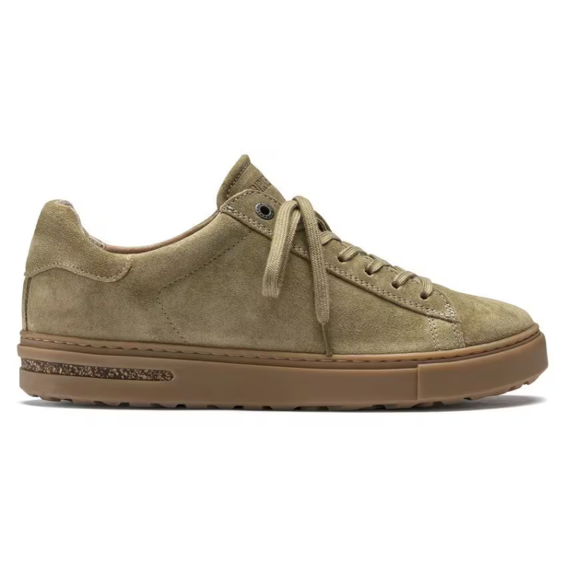 Birkenstock čevlji Bend low semiš usnje Faded Khaki 1017725