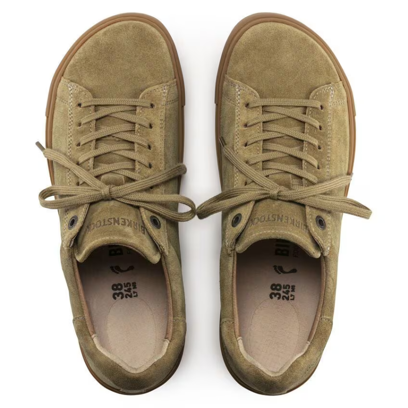 Birkenstock čevlji Bend low semiš usnje Faded Khaki 1017725