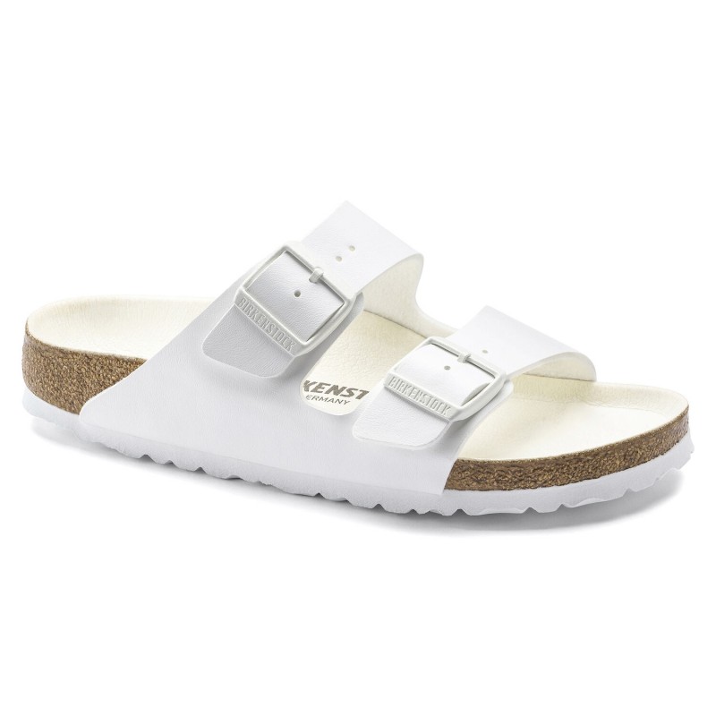 Birkenstock Arizona Birkoflor beli unisex natikači 1019046.Ozko kopito