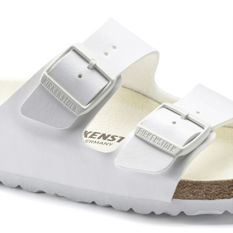 Birkenstock Arizona Birkoflor beli unisex natikači 1019046.Ozko kopito