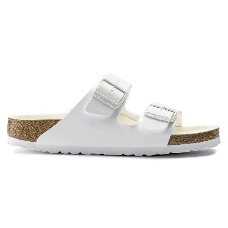 Birkenstock Arizona Birkoflor beli unisex natikači 1019046.Ozko kopito