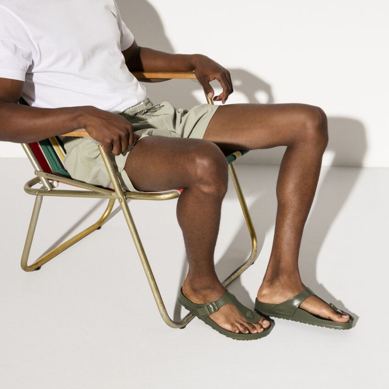 Birkenstock Gizeh EVA unisex natikači khaki regular kopito 1019143