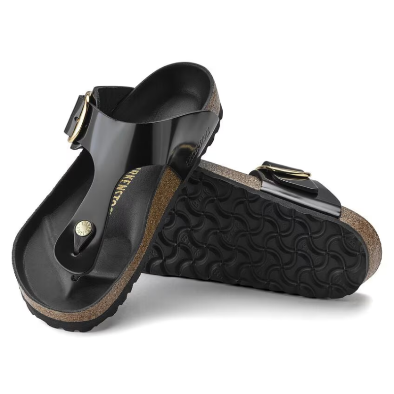 Birkenstock Gizeh Big Buckle High Shine Black regular 1021467