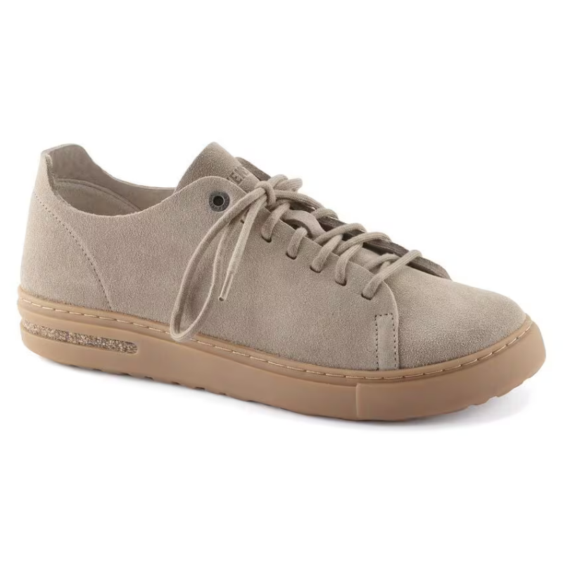 Birkenstock čevlji Bend Low Decon semiš usnje Gray Taupe 1024633