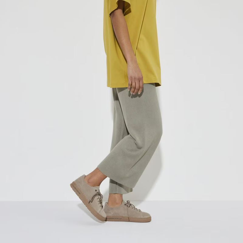 Birkenstock čevlji Bend Low Decon semiš usnje Gray Taupe 1024633