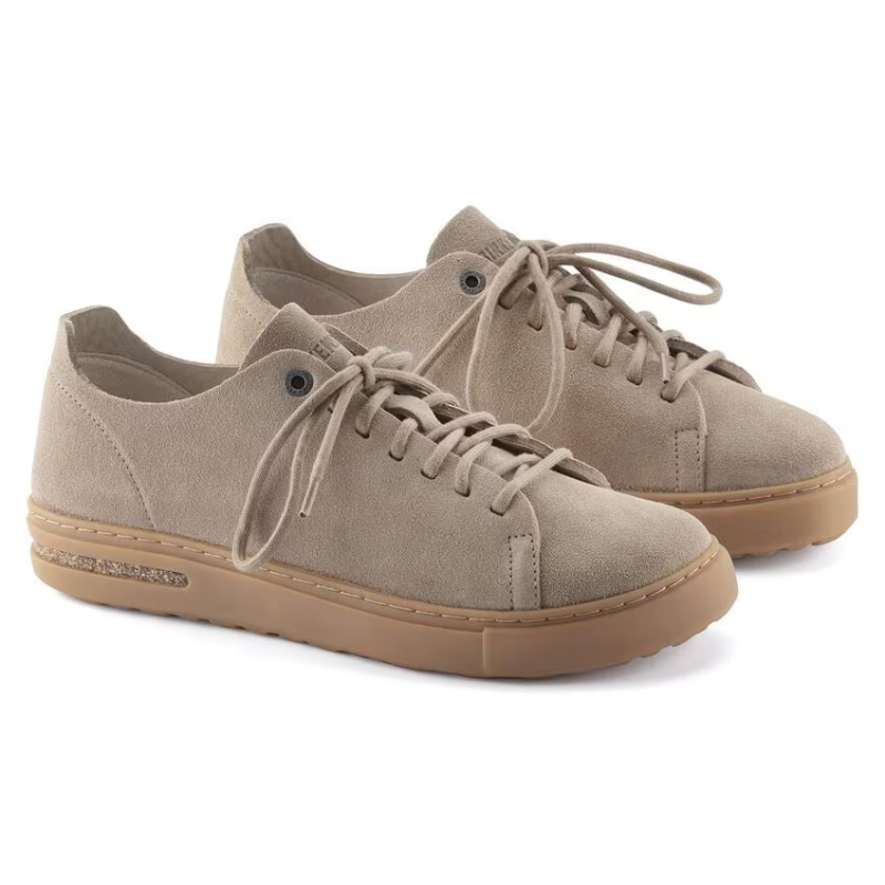 Birkenstock čevlji Bend Low Decon semiš usnje Gray Taupe 1024633