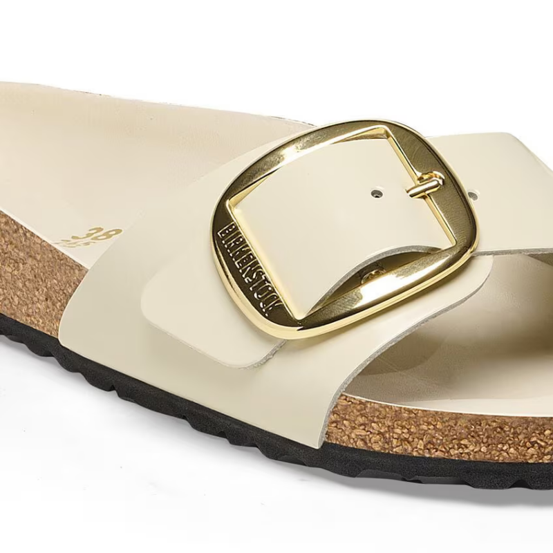 Birkenstock Madrid BB ozko kopito High Shine Ecru 1025298