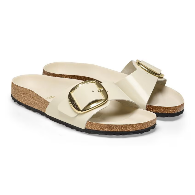  Birkenstock Madrid BB ozko kopito High Shine Ecru 1025298