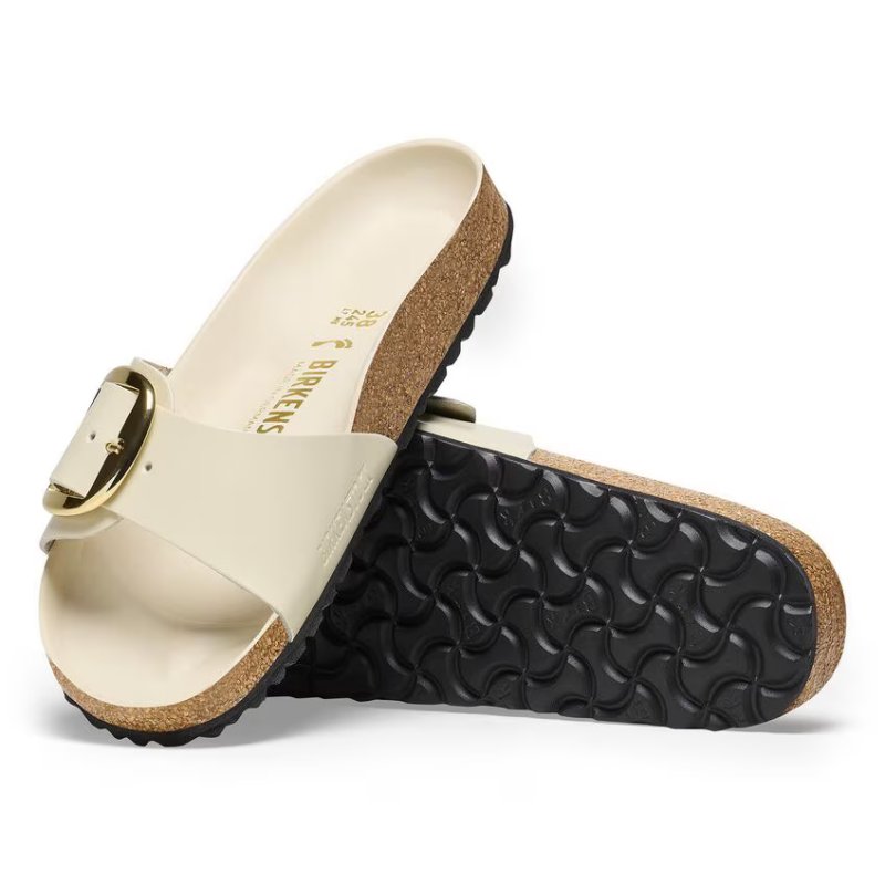  Birkenstock Madrid BB ozko kopito High Shine Ecru 1025298
