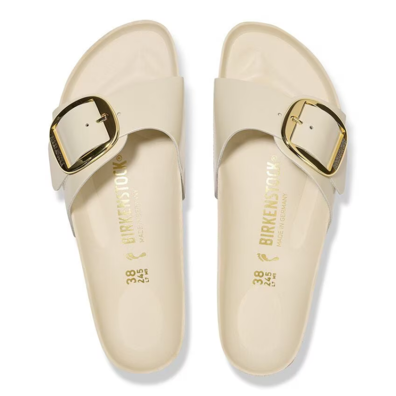  Birkenstock Madrid BB ozko kopito High Shine Ecru 1025298