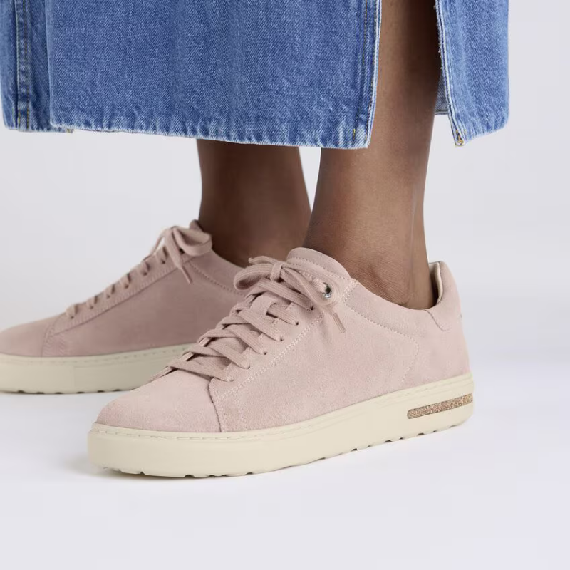 Birkenstock čevlji Bend low semiš usnje Light Rose Regular 1029572